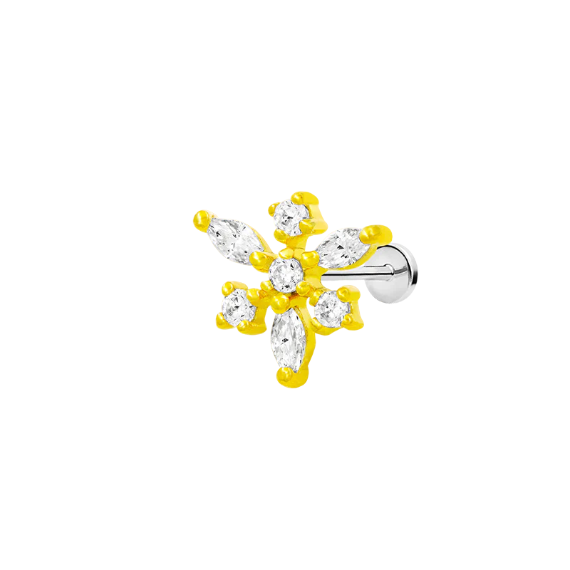 Anna - Gold Snowflake in 14k Gold by Junipurr - Image 2