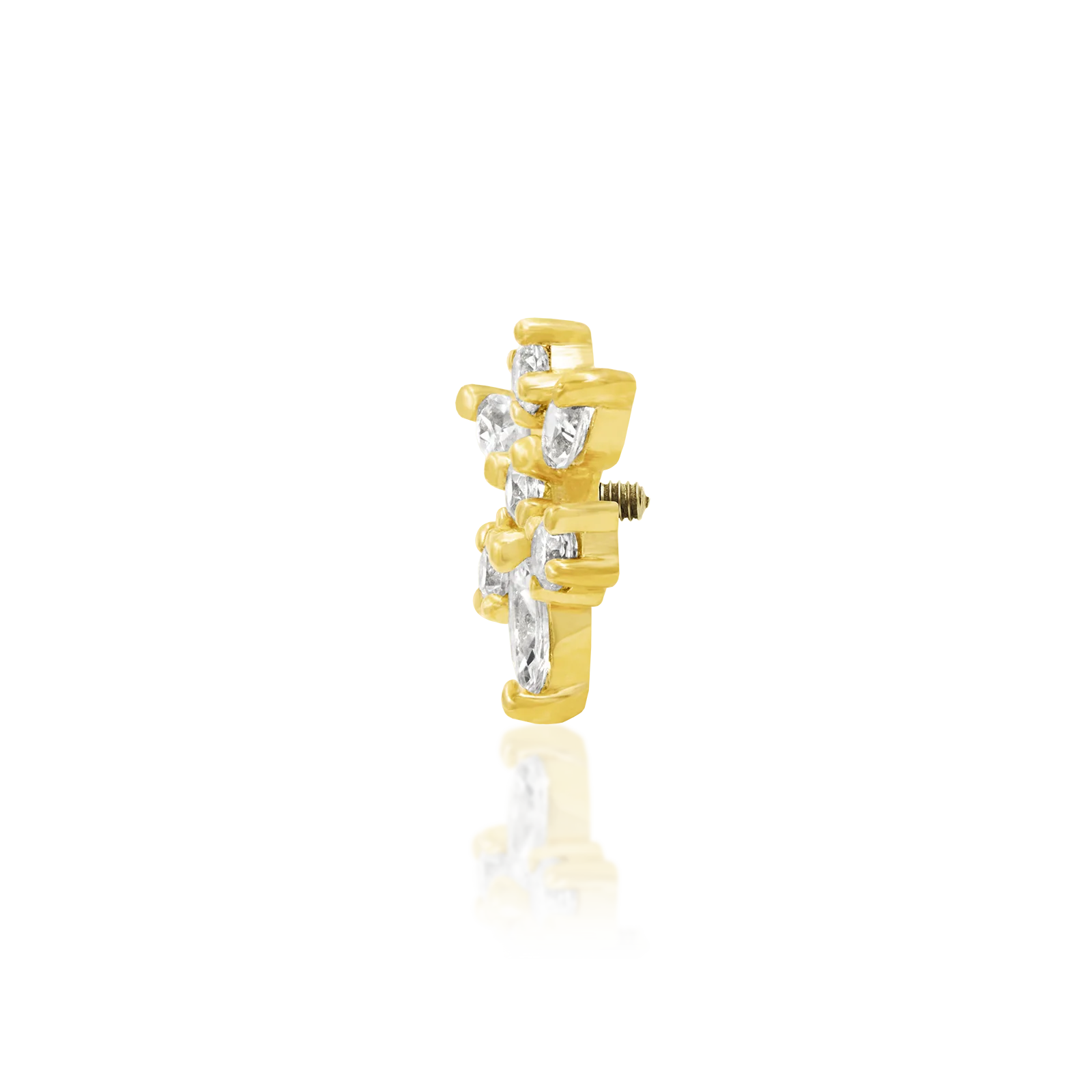 Anna - Gold Snowflake in 14k Gold by Junipurr - Image 4