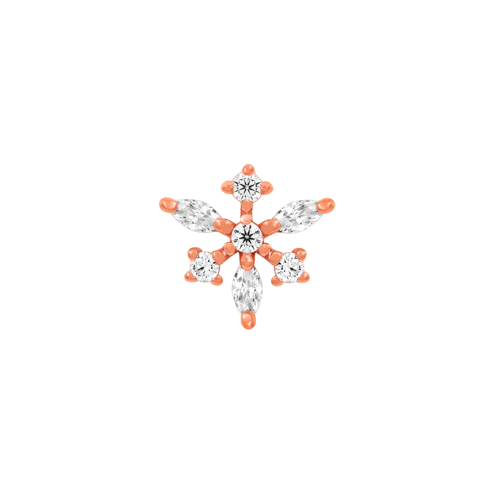 Anna - Gold Snowflake in 14k Gold by Junipurr - Image 8