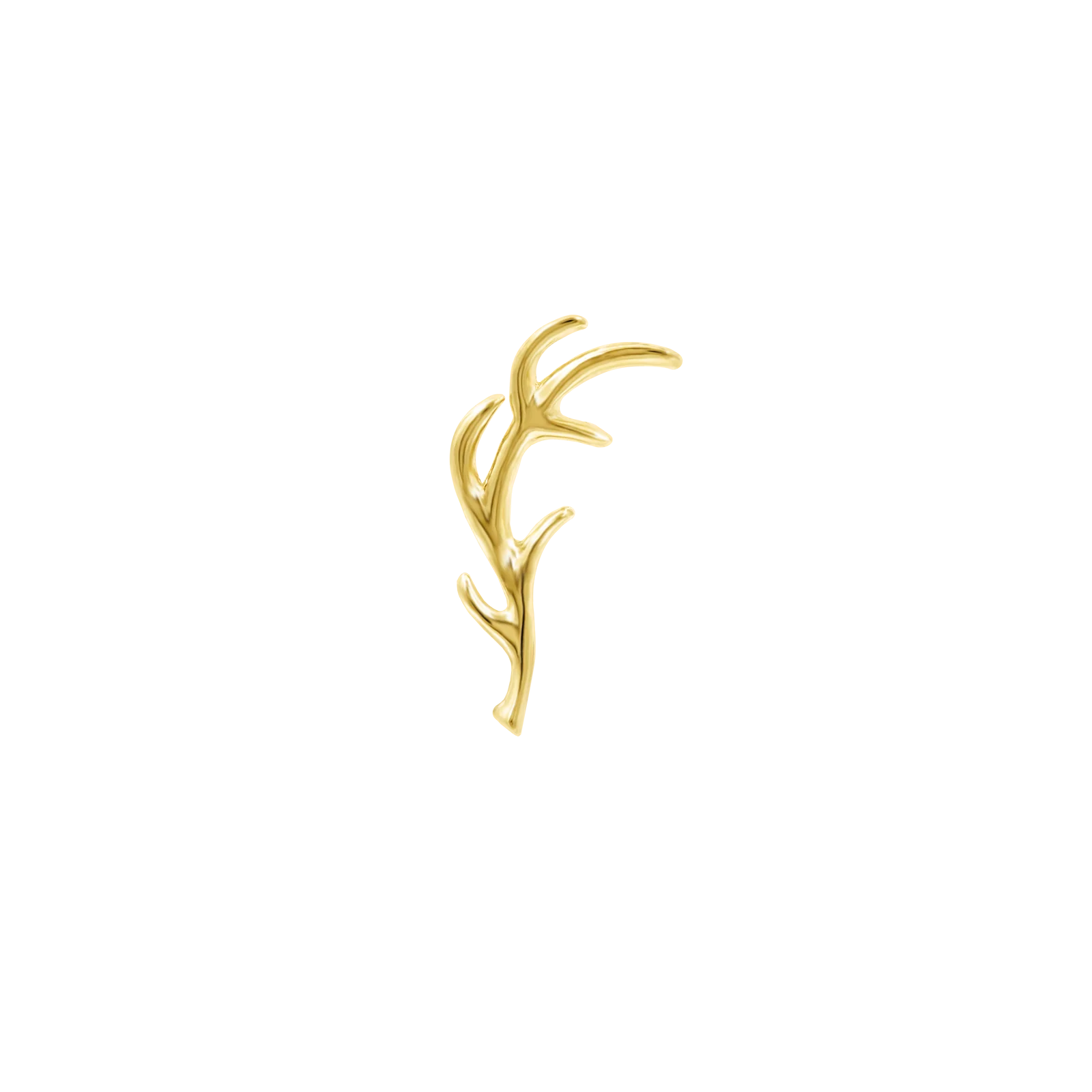 Antler in 14k Gold by Junipurr