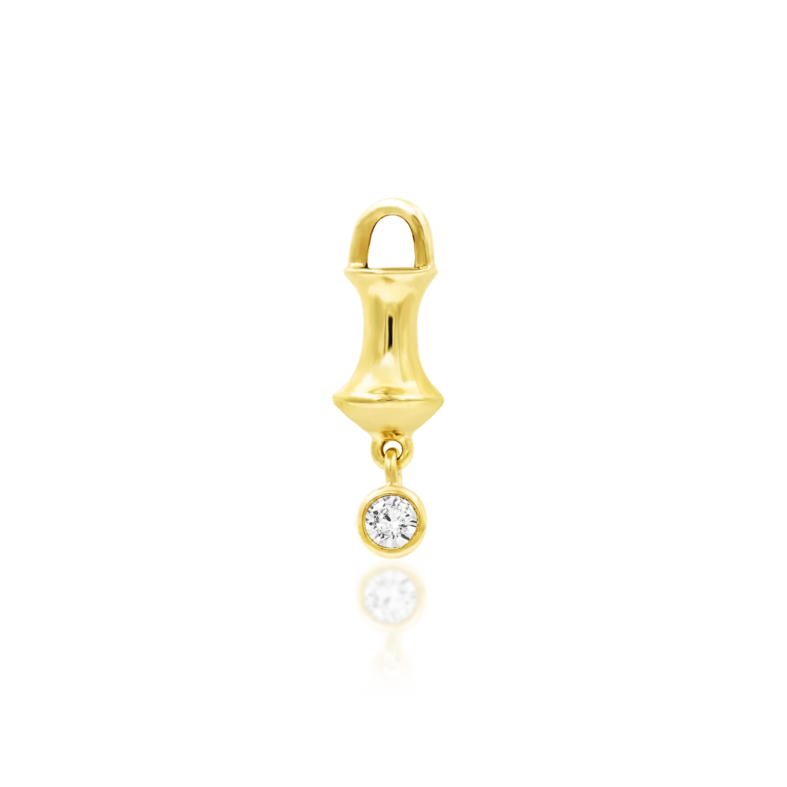 Bamboo in 14k gold by Junipurr