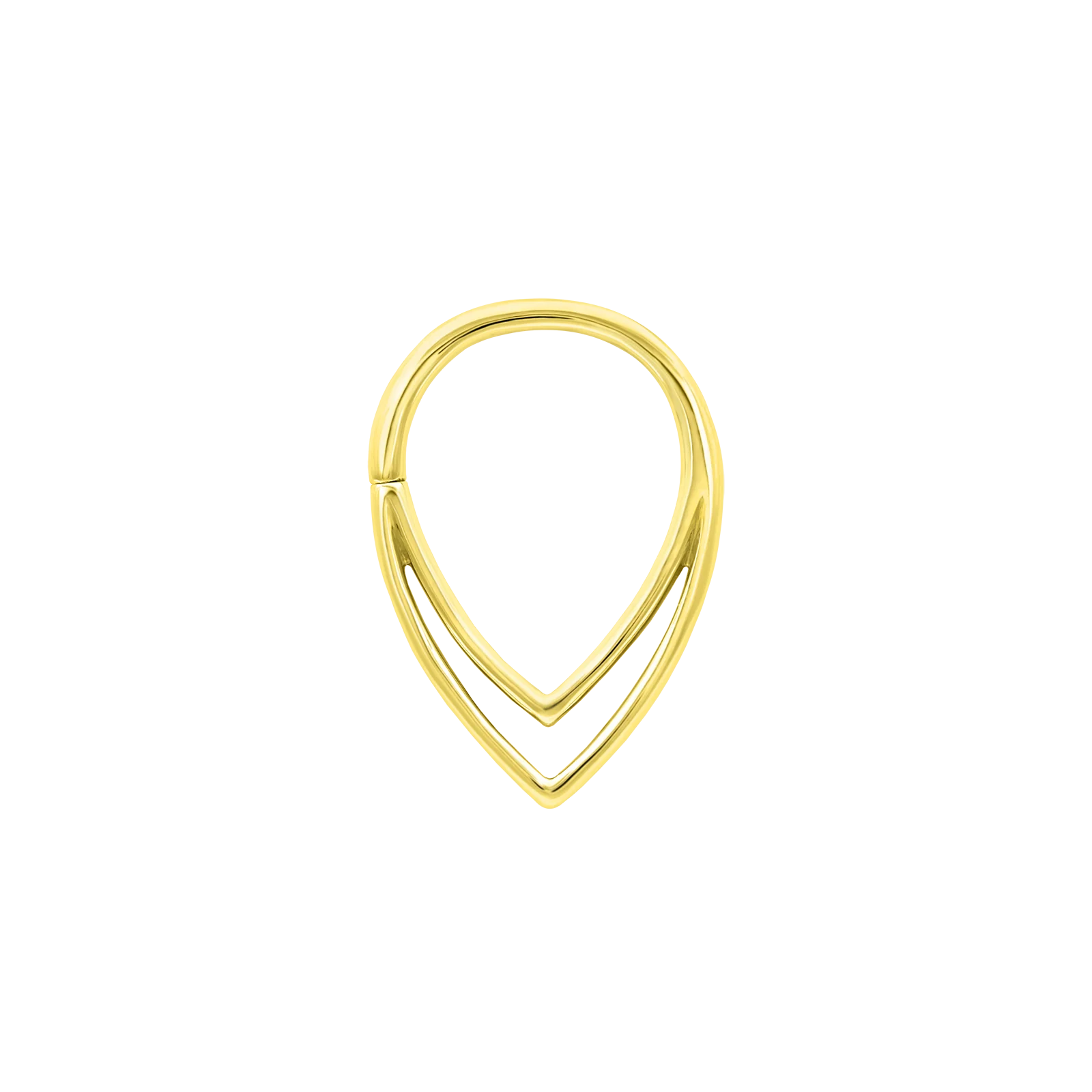 Bashful Seam Ring in Solid 14k Gold by Junipurr