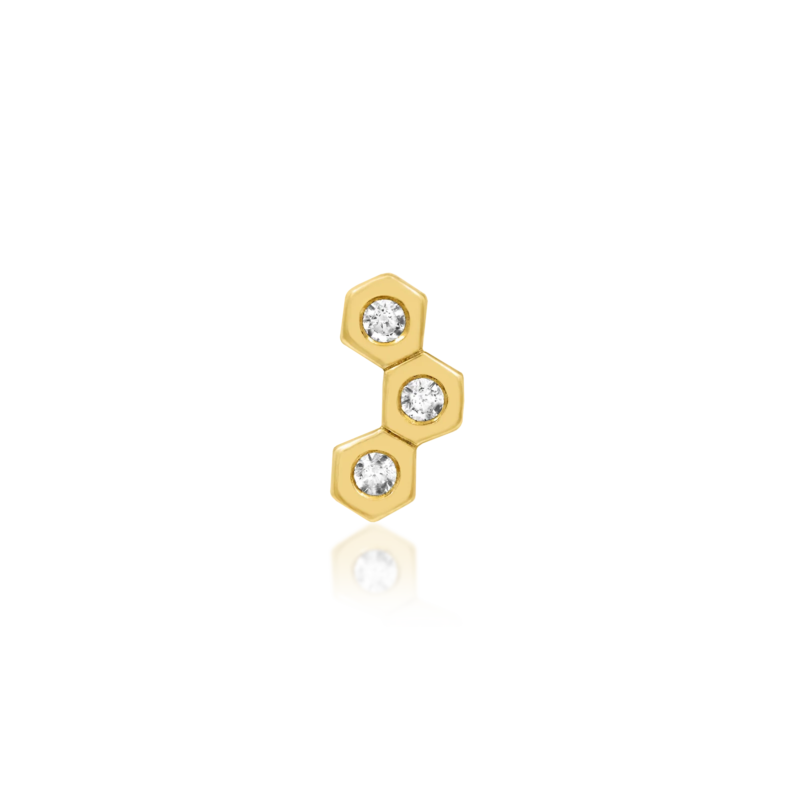 Buzzin in 14k Gold by Junipurr