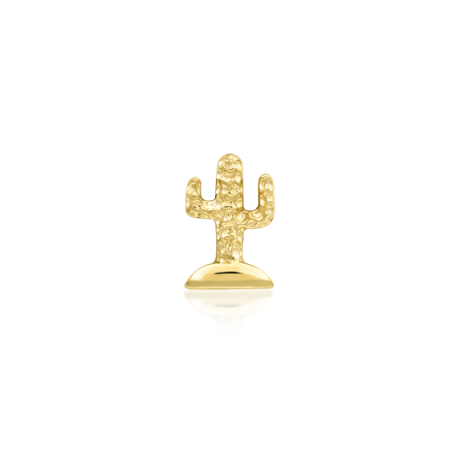 Cactus in 14k Gold by Junipurr