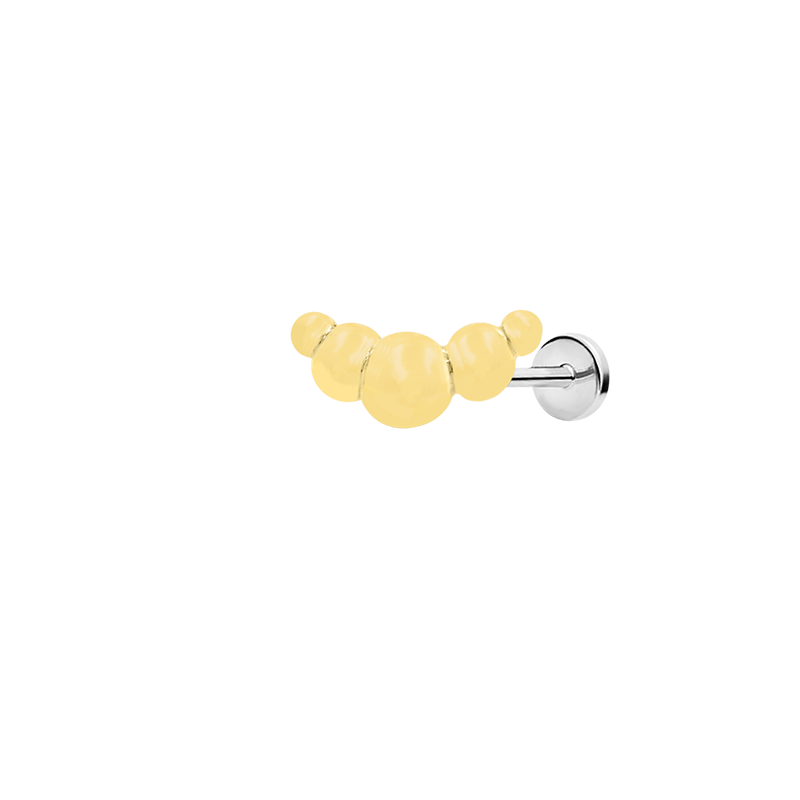 Croissant in 14k Gold by Junipurr - Image 4