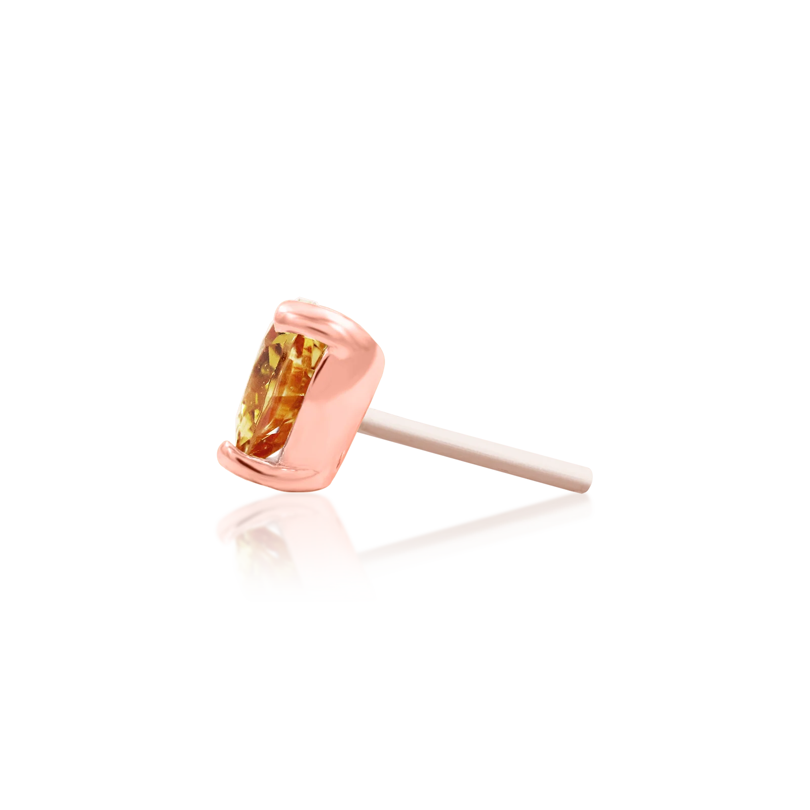 Dark Champagne Heart in 14k gold by Junipurr - Image 8