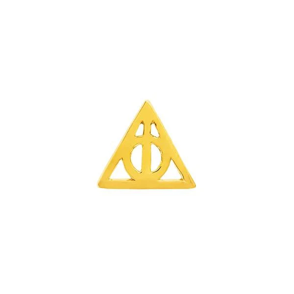 Deathly Hallows in 14k Gold by Junipurr
