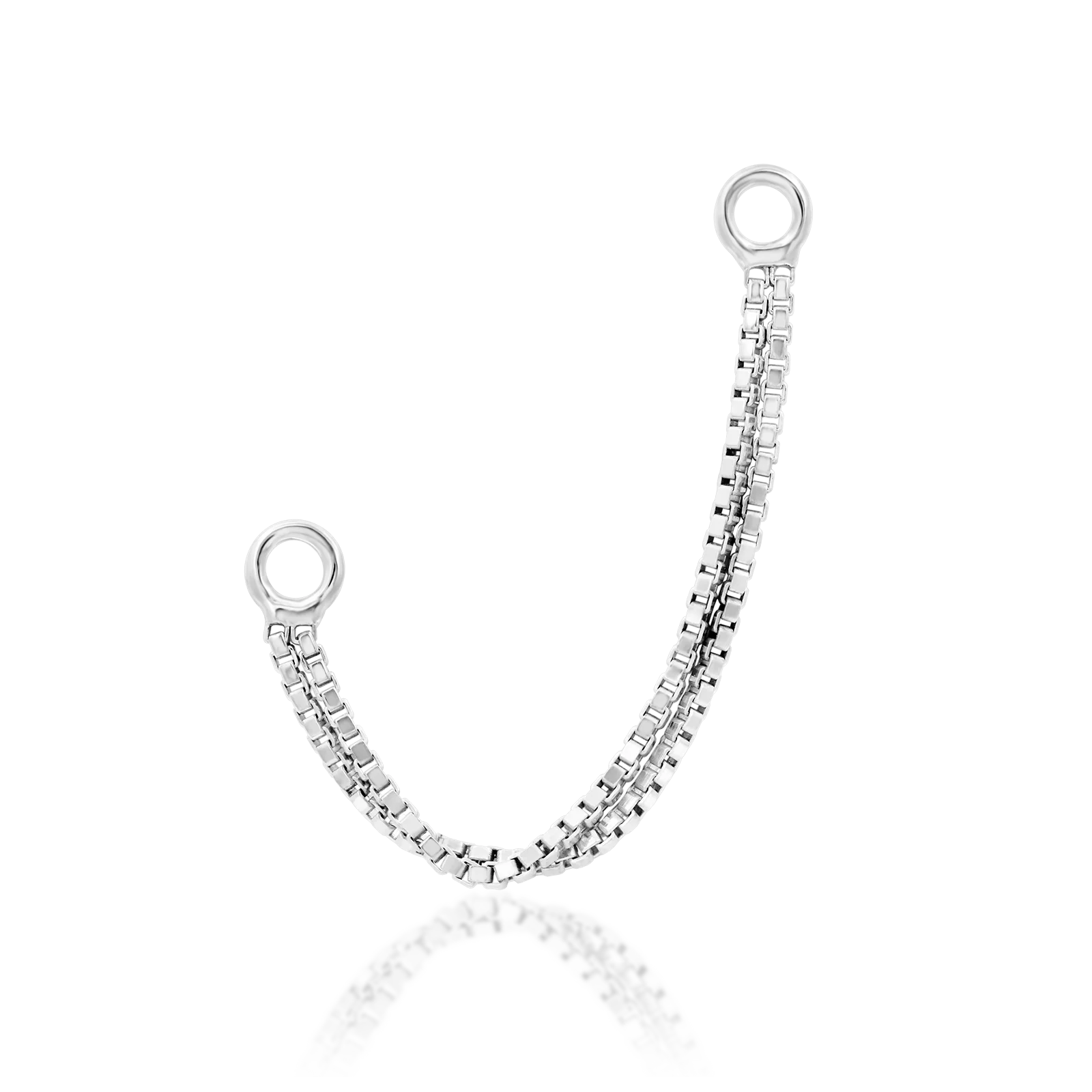 Double Box Chain in 14k gold by Junipurr - Image 3