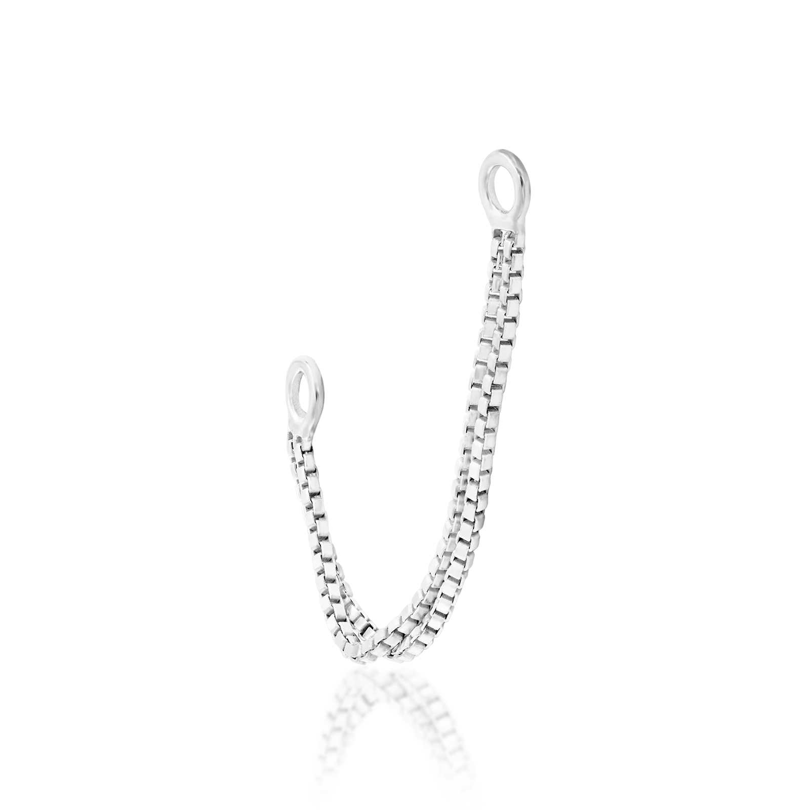 Double Box Chain in 14k gold by Junipurr - Image 4