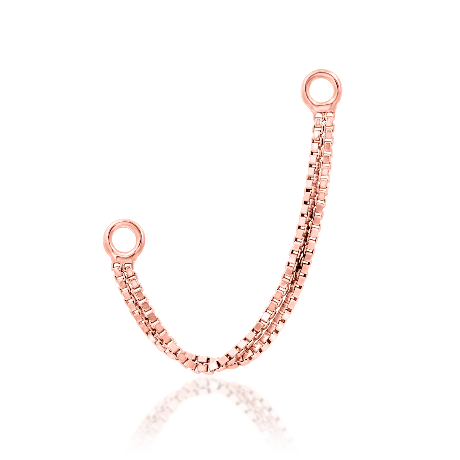 Double Box Chain in 14k gold by Junipurr - Image 5