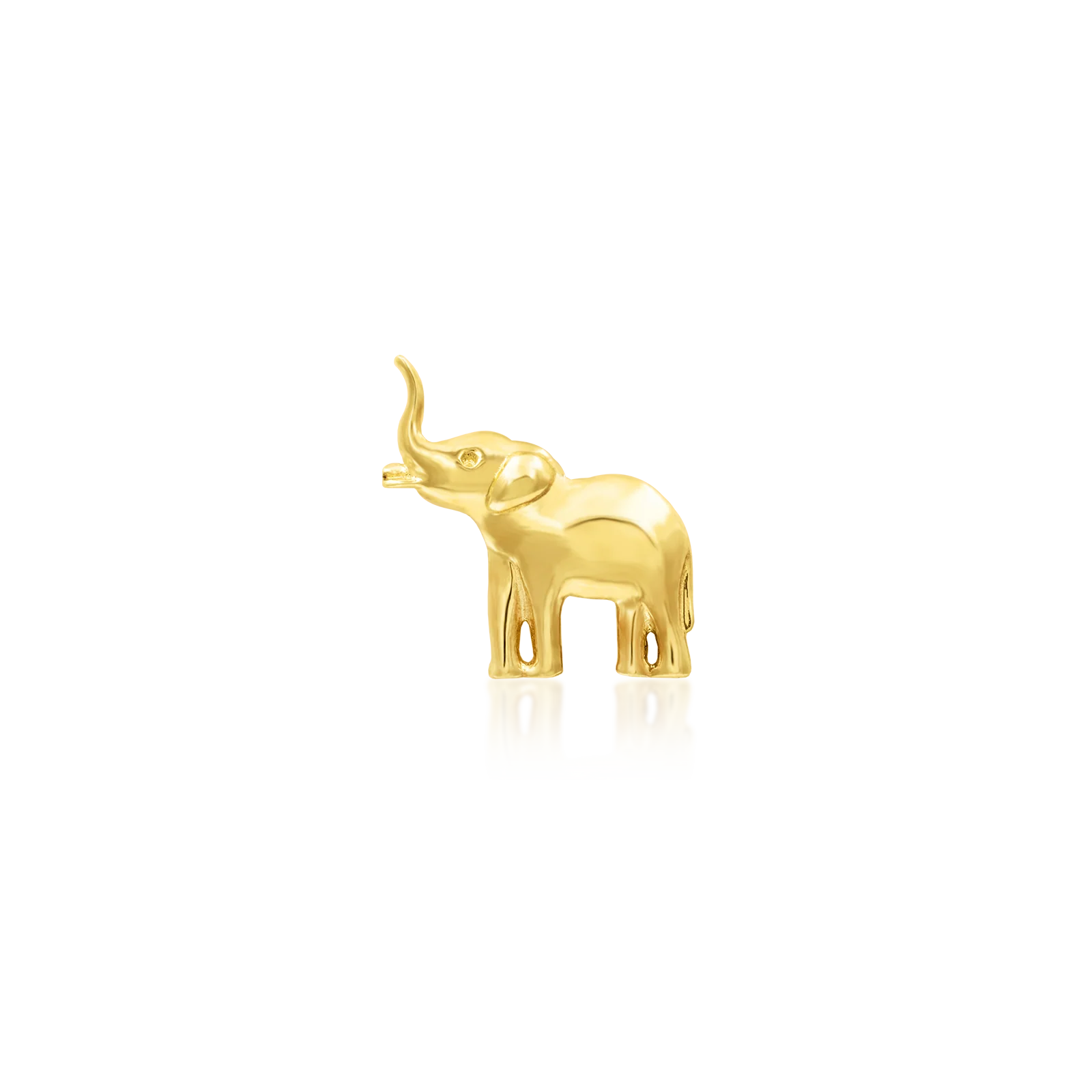 Elephant in 14k Gold by Junipurr