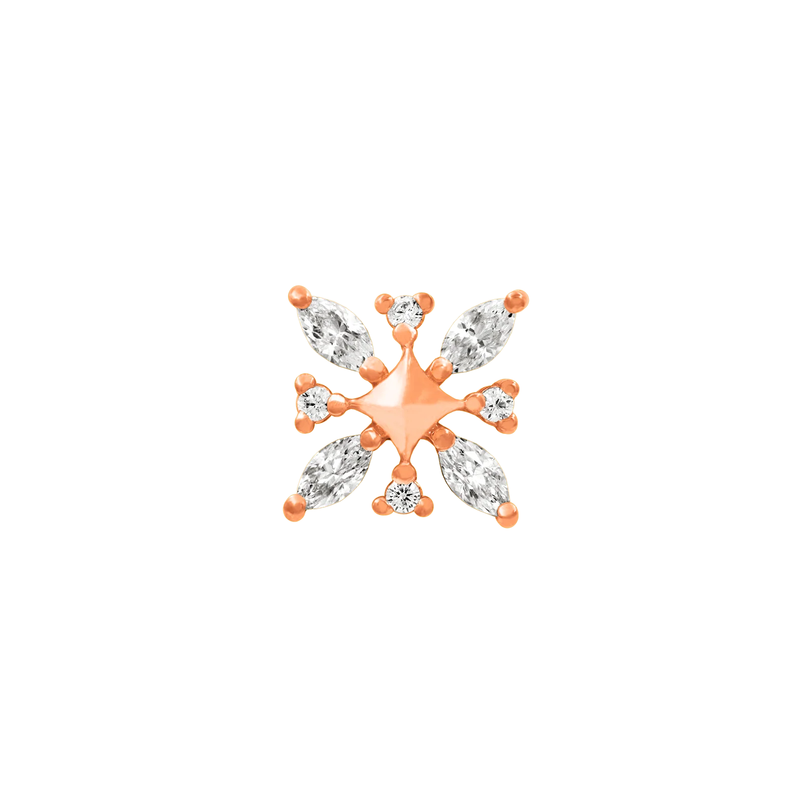 Elsa Gold Snowflake in 14k Gold by Junipurr - Image 3