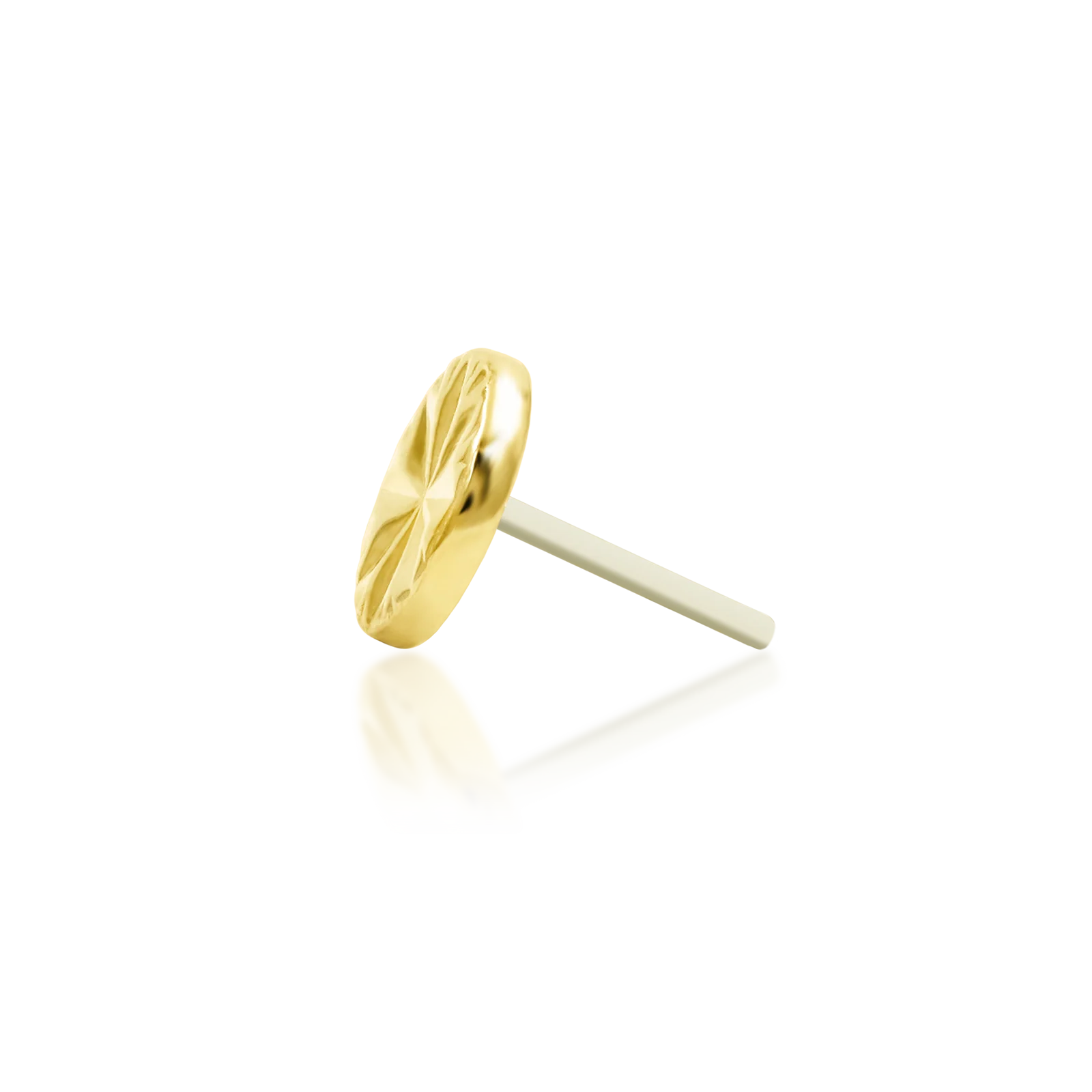Engraved Disk in 14k gold by Junipurr - Image 3