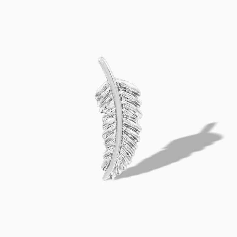 Feather Quill in 14k Gold by Junipurr - Image 4