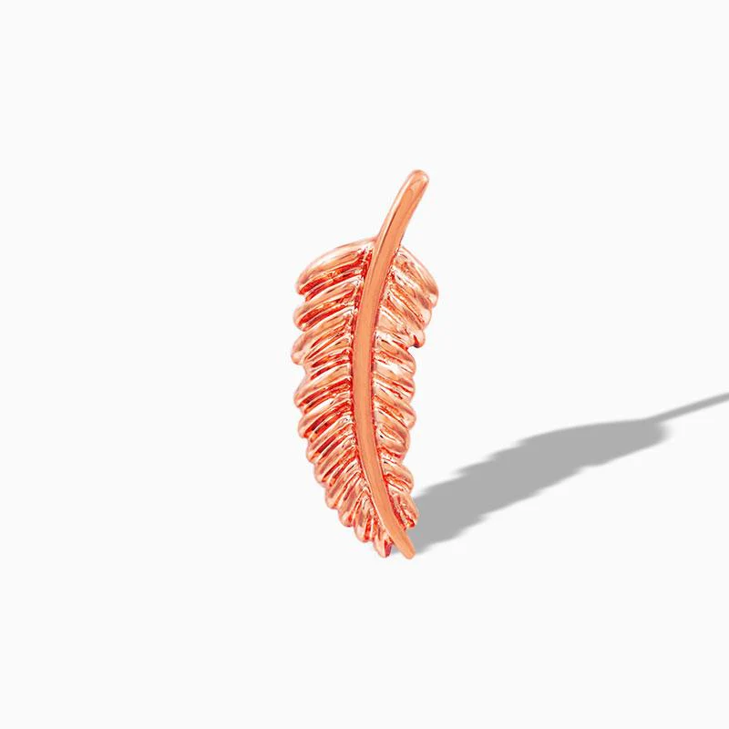 Feather Quill in 14k Gold by Junipurr - Image 5