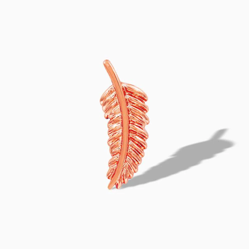 Feather Quill in 14k Gold by Junipurr - Image 6