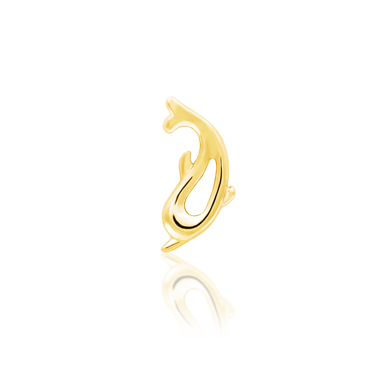 Flipper in 14k gold by Junipurr