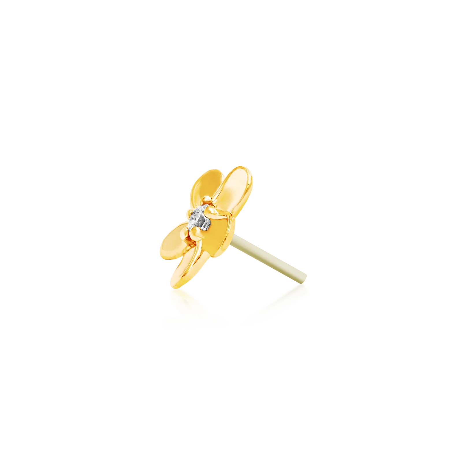 Flower in 14k Gold by Junipurr - Image 3