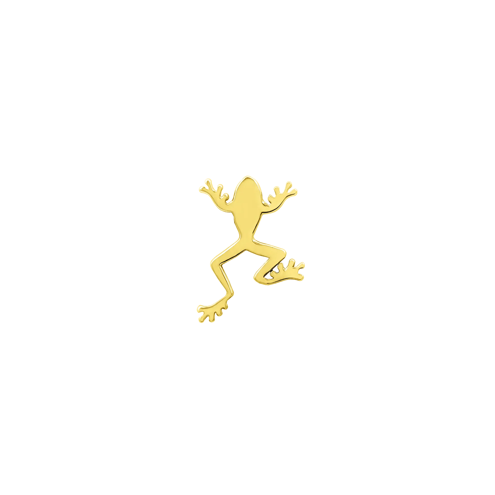 Frog in 14k Gold by Junipurr