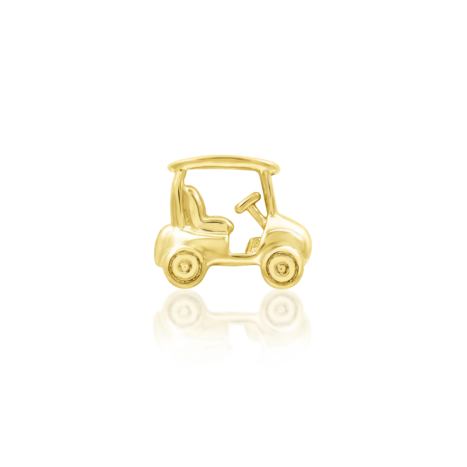 Golf Cart in 14k gold by Junipurr