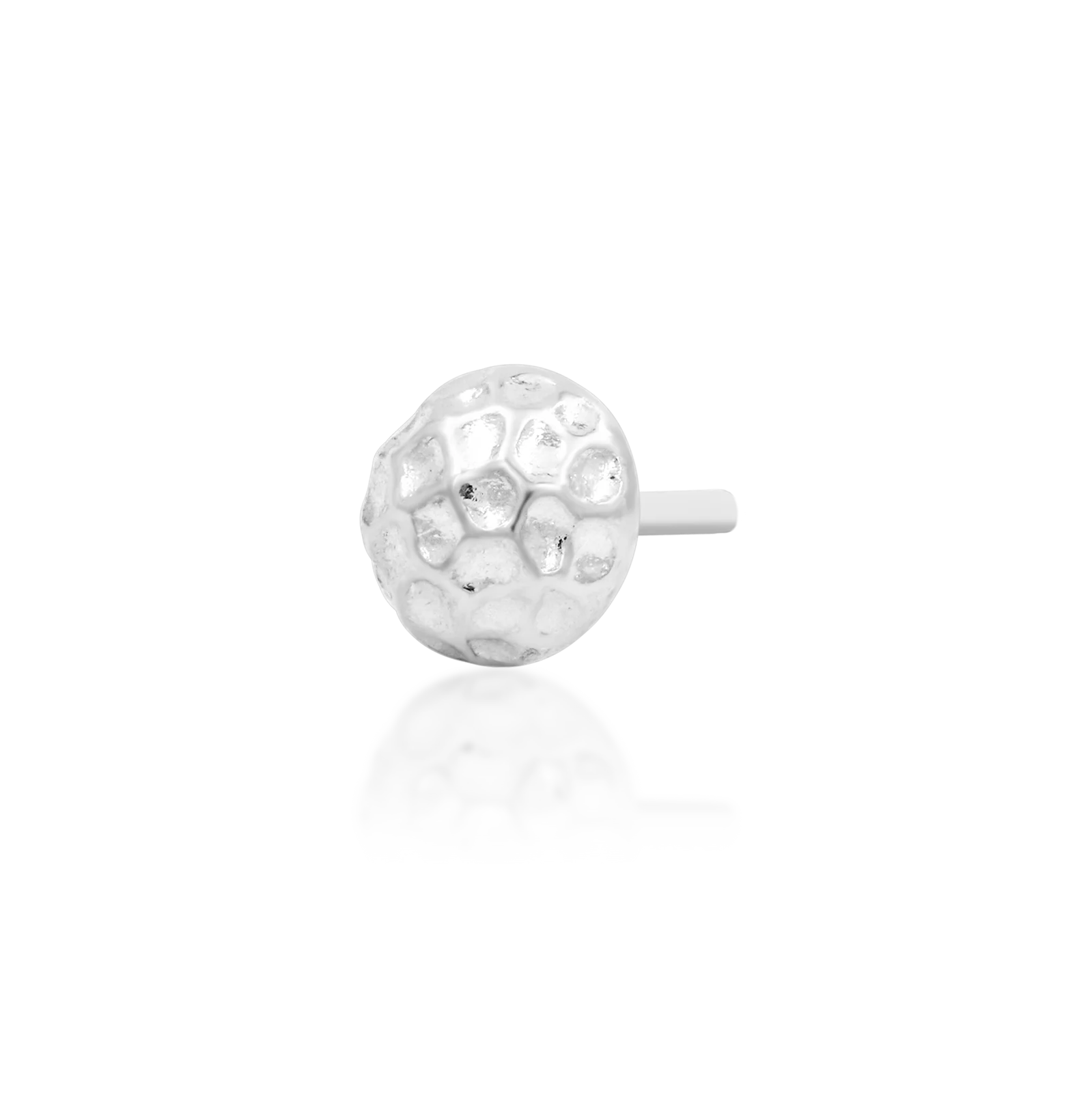 Hammered Dome in 14k Gold by Junipurr - Image 5