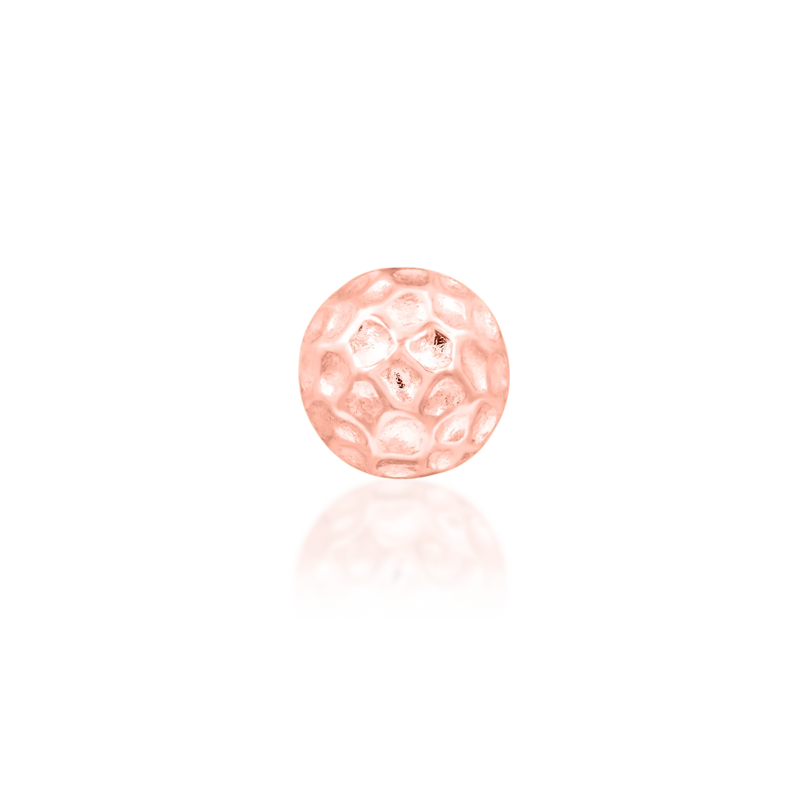 Hammered Dome in 14k Gold by Junipurr - Image 7