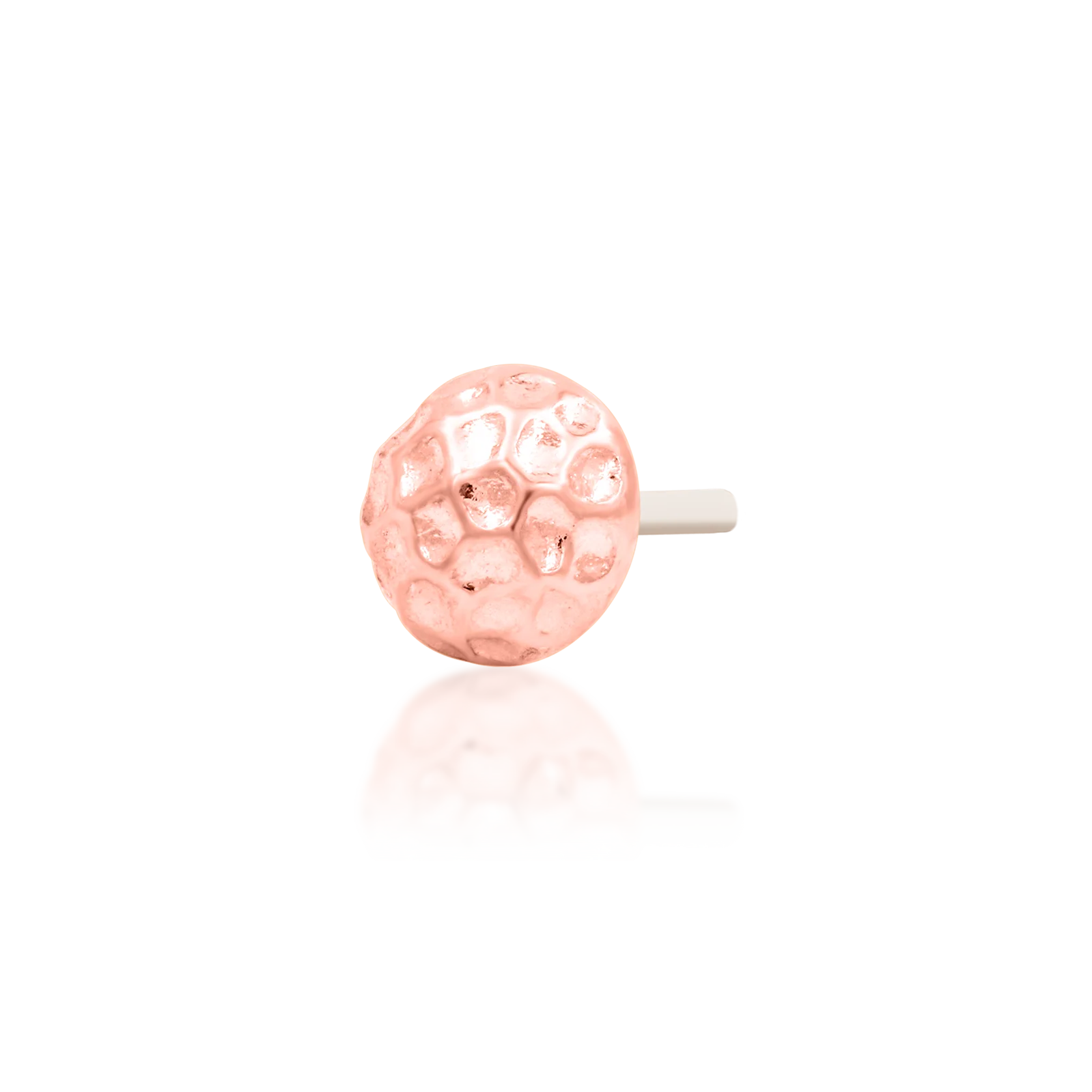 Hammered Dome in 14k Gold by Junipurr - Image 8