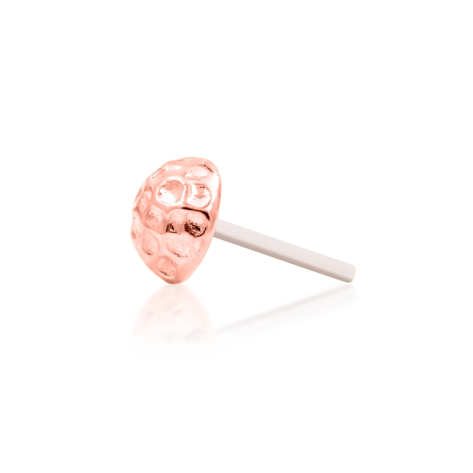Hammered Dome in 14k Gold by Junipurr - Image 9