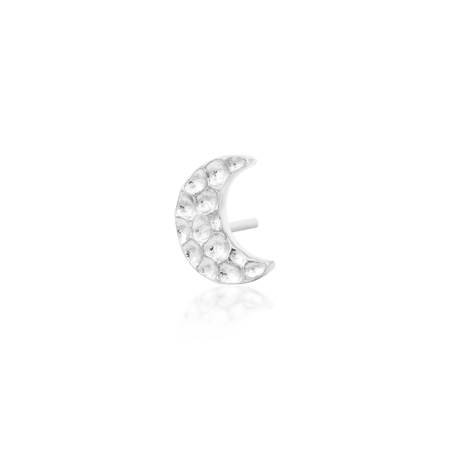 Hammered Moon in 14k gold by Junipurr - Image 5