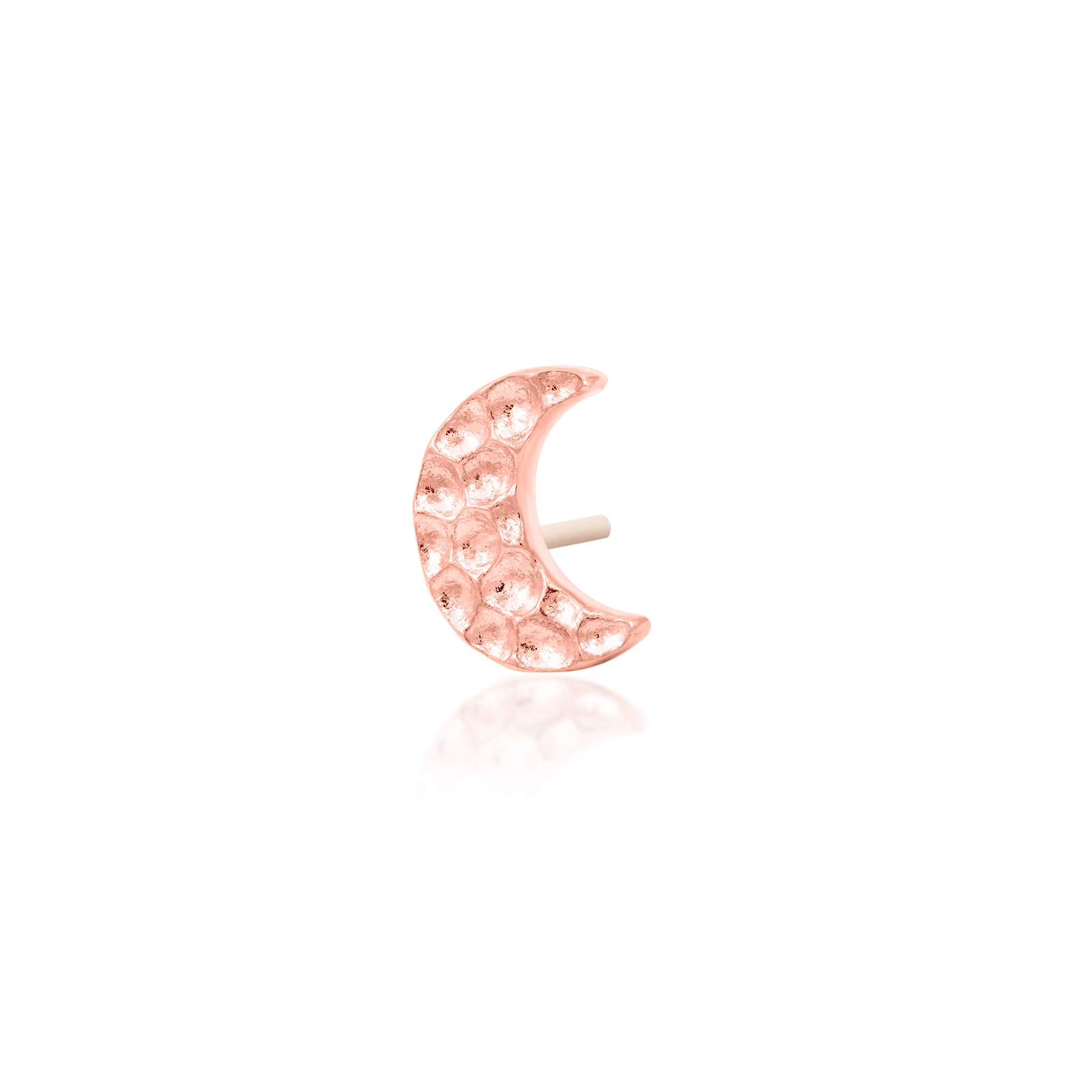 Hammered Moon in 14k gold by Junipurr - Image 8