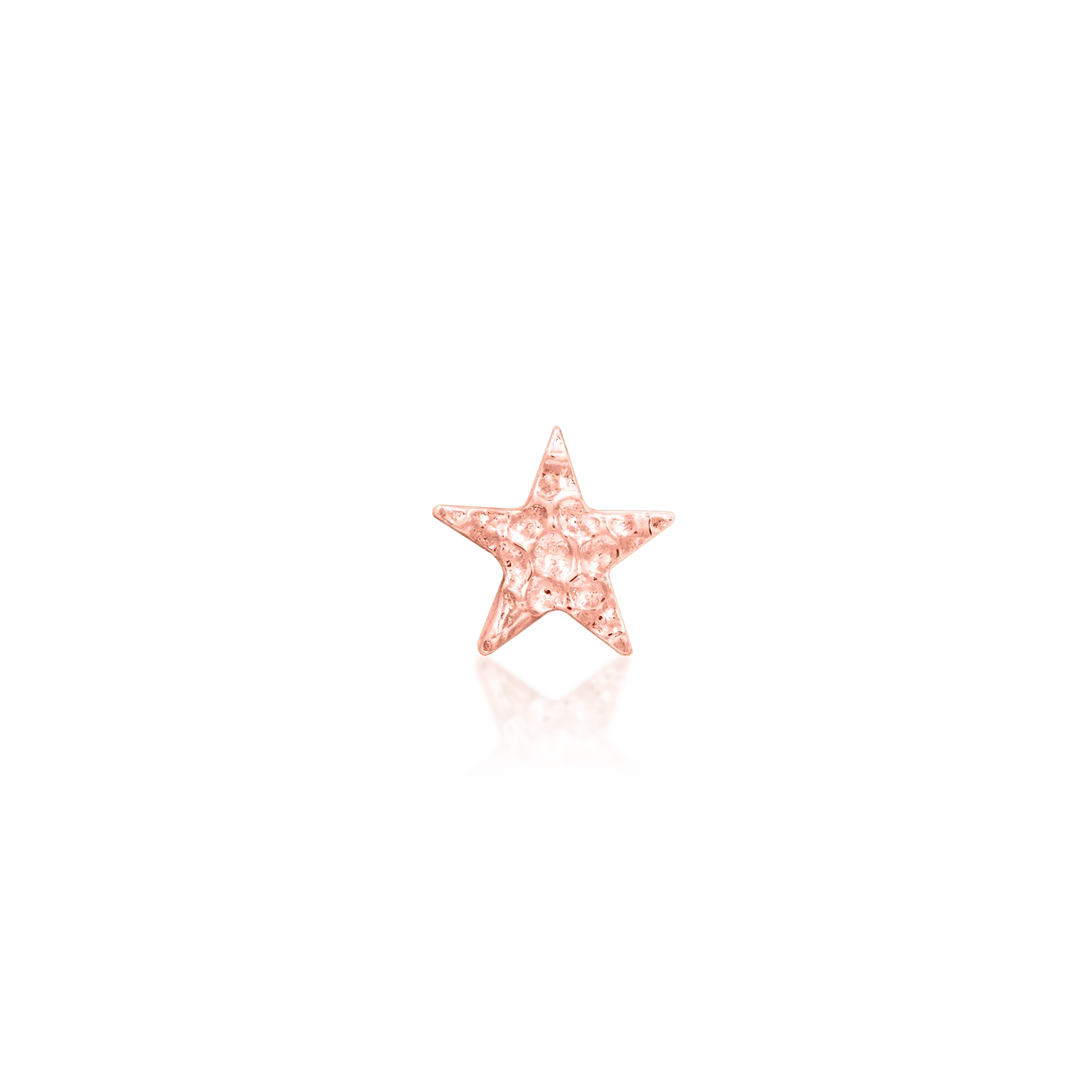Hammered Star in 14k Gold by Junipurr - Image 5
