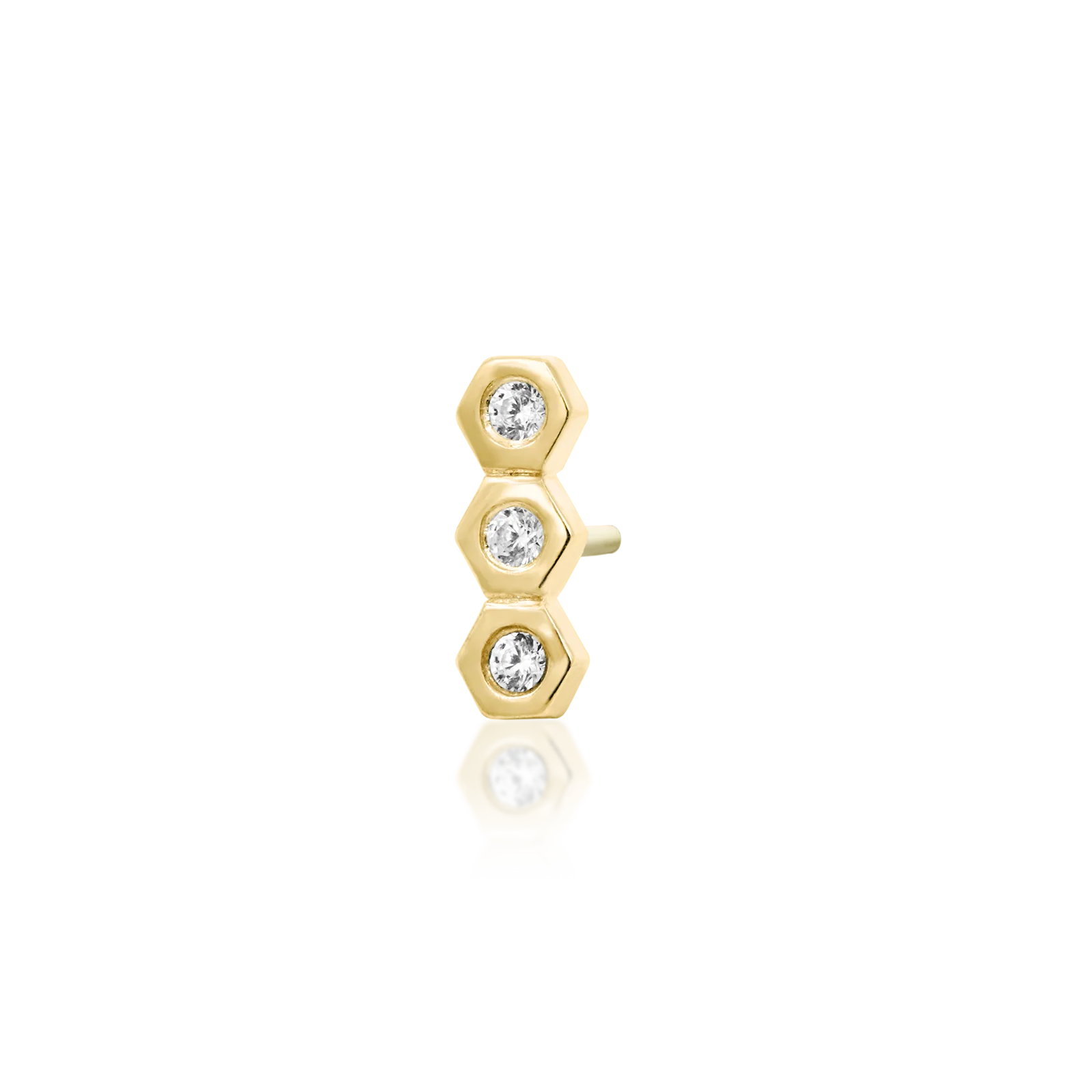 Honeycomb in 14k gold by Junipurr - Image 2