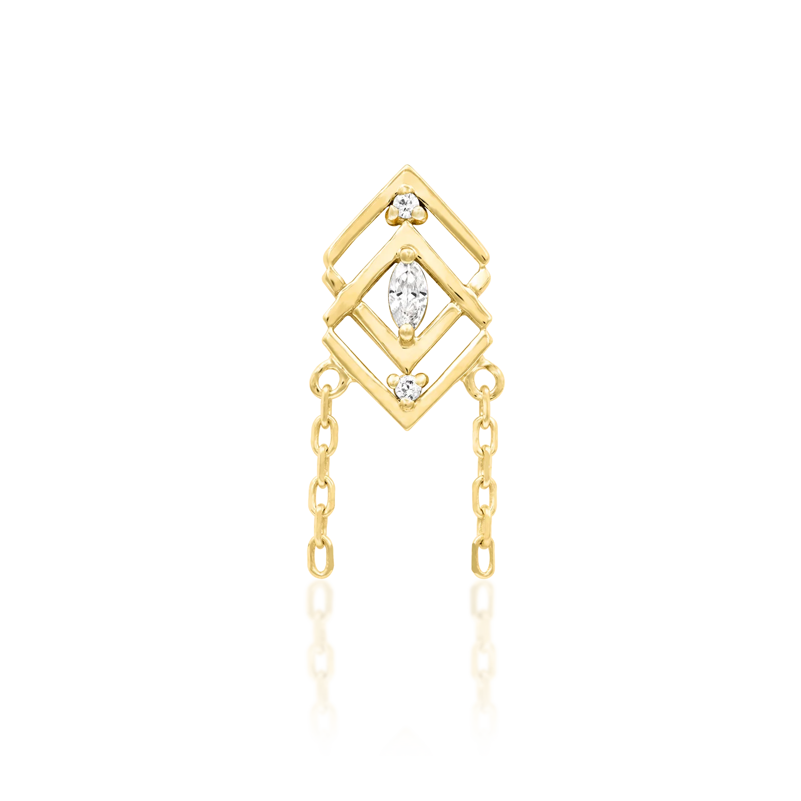 Iris in 14k Gold by Junipurr