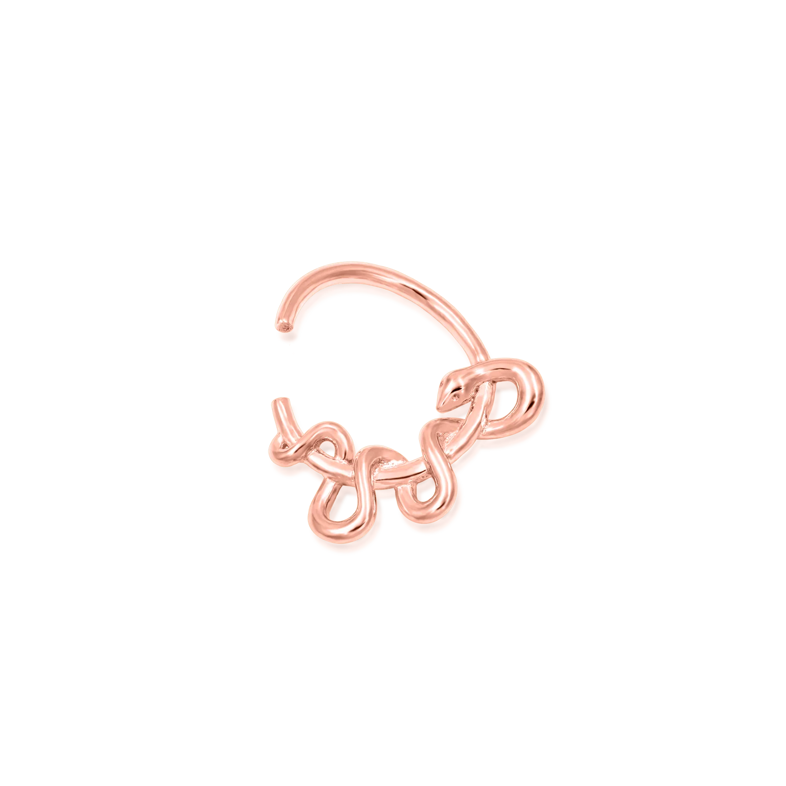Kaa Seam Ring in Solid 14k Gold by Junipurr - Image 6