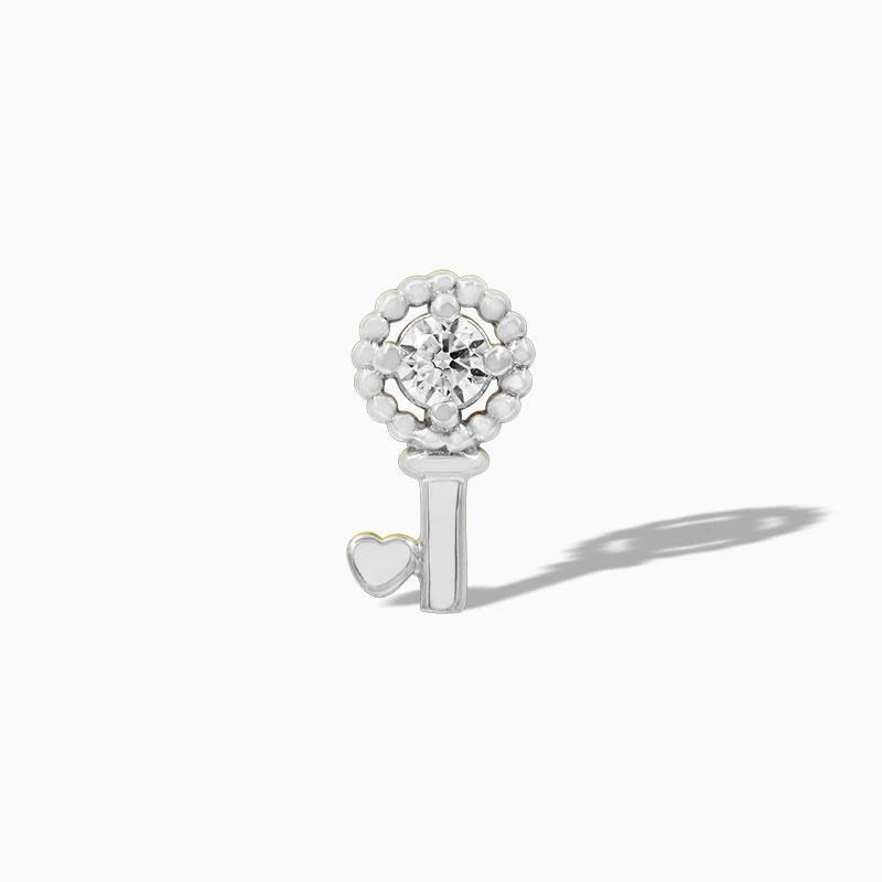 Key with Heart in 14k Gold by Junipurr - Image 2
