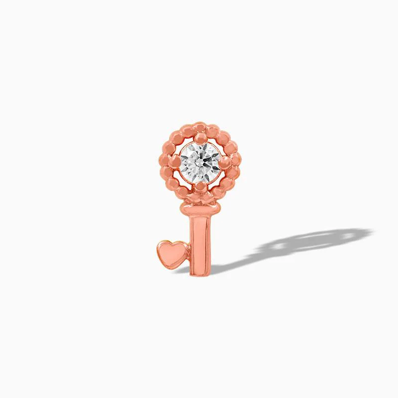 Key with Heart in 14k Gold by Junipurr - Image 3