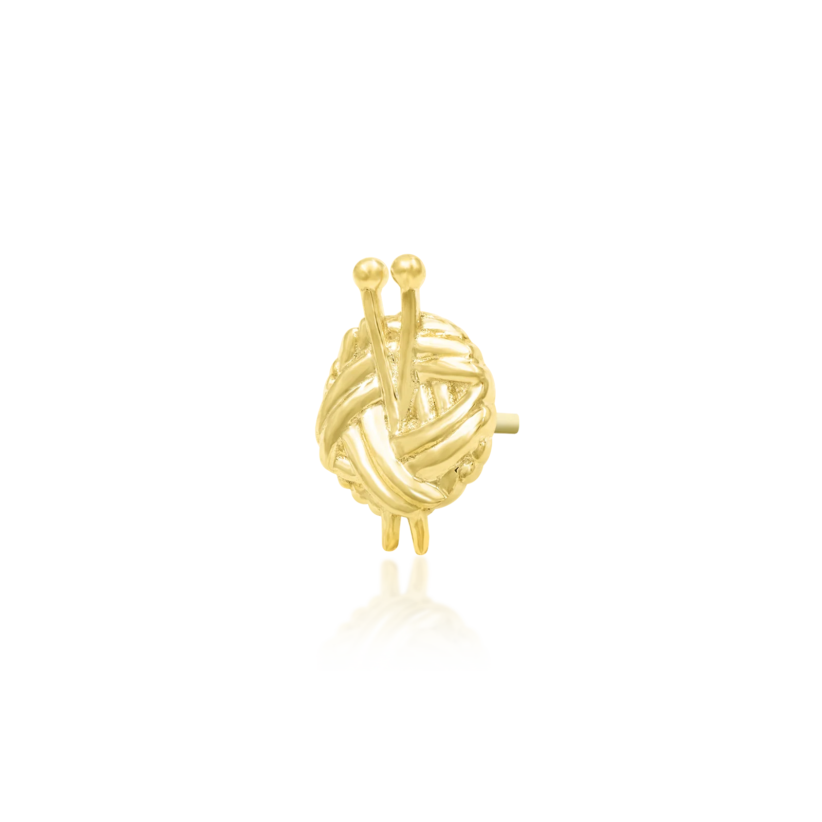 Knitter in 14k Gold by Junipurr - Image 2