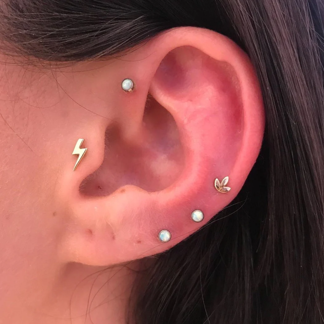Lightning Bolt in 14k Gold by Junipurr - Image 5
