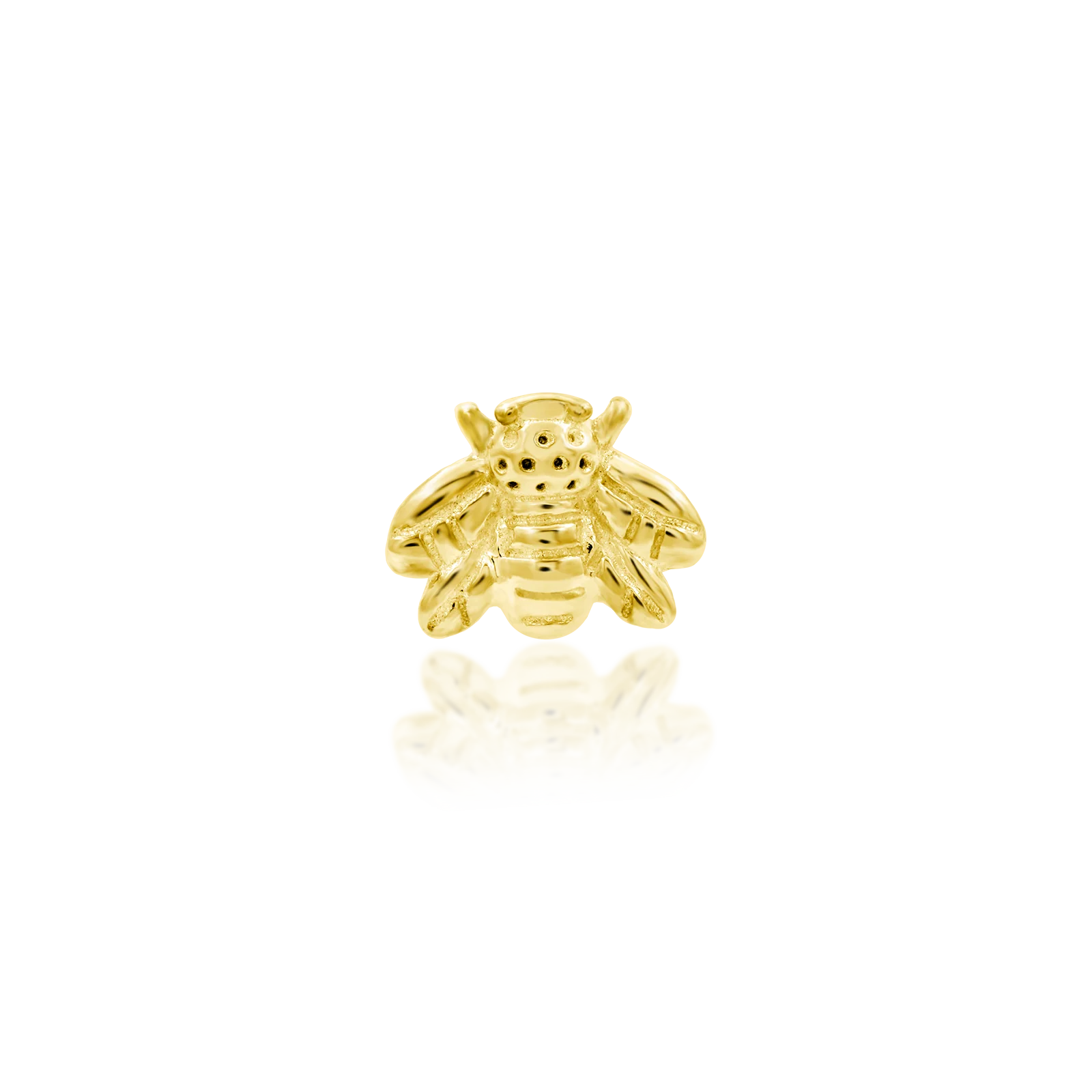 Mini Bee in 14k Gold by Junipurr