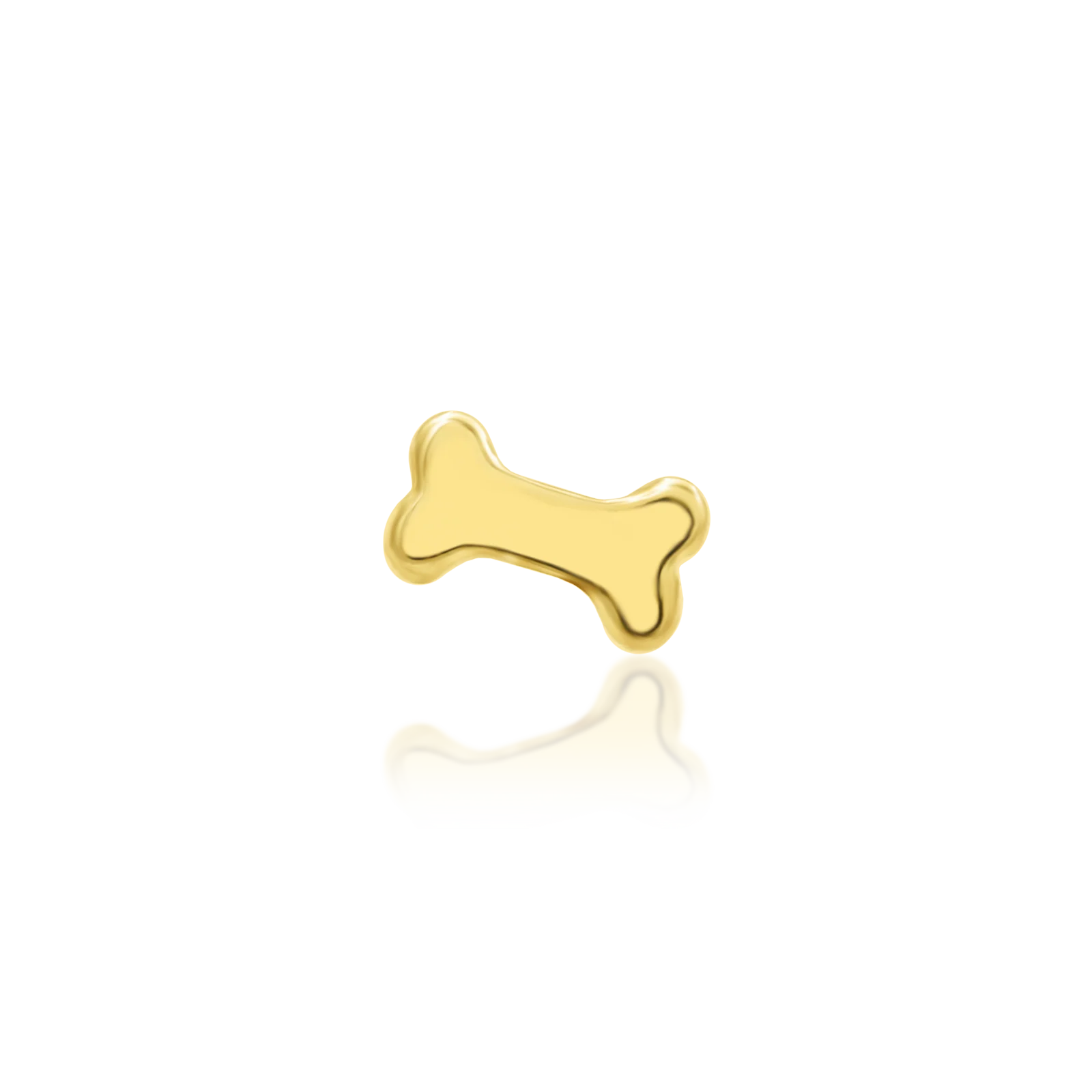 Mini Bone in 14k Gold by Junipurr