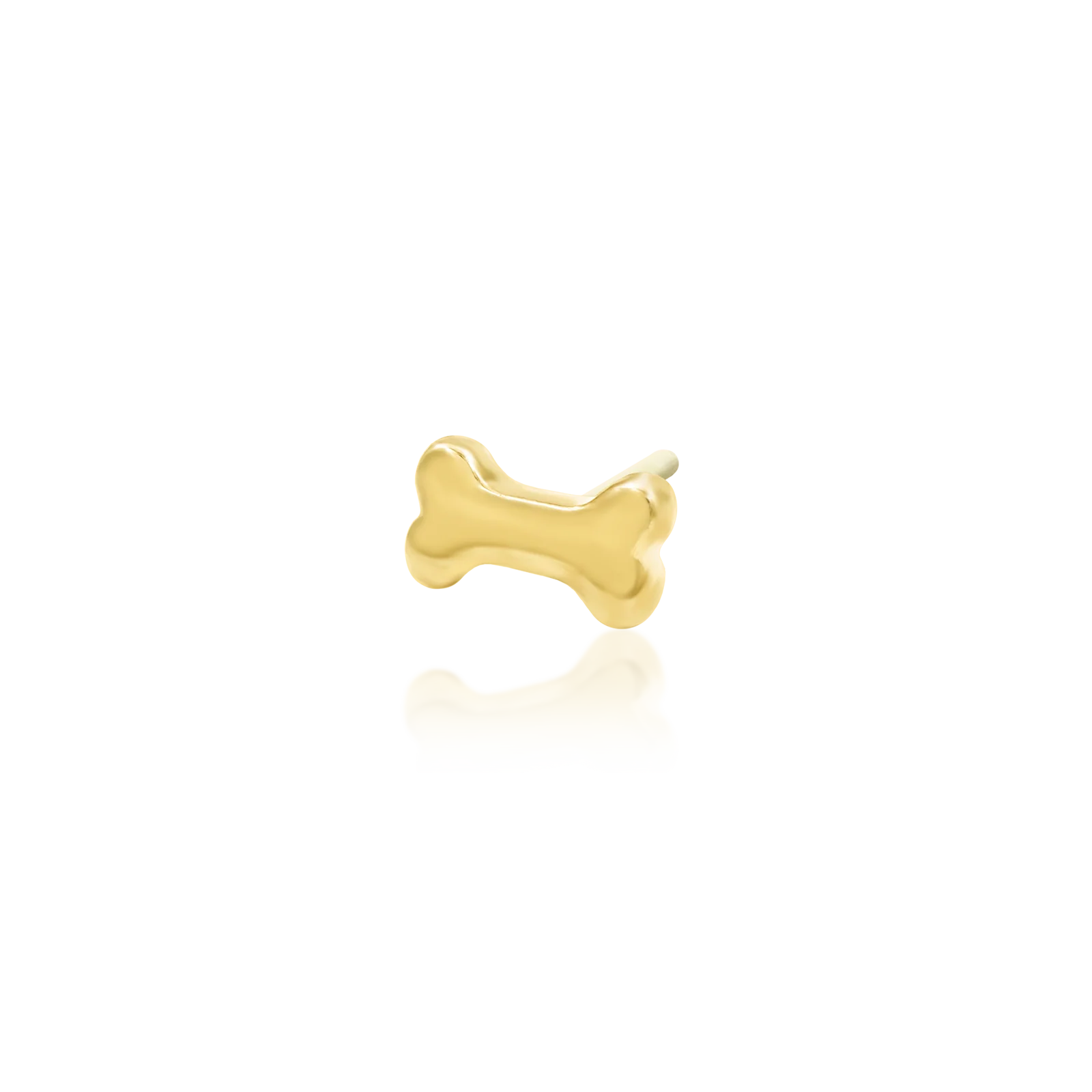 Mini Bone in 14k Gold by Junipurr - Image 2