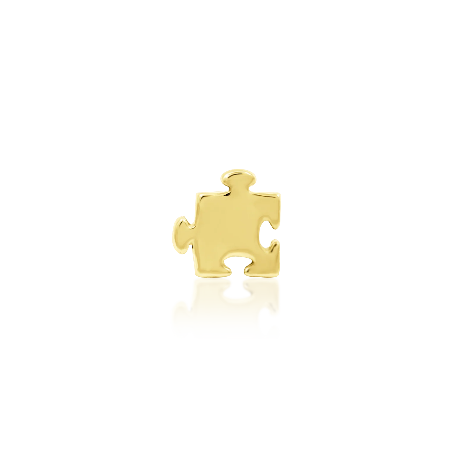 Mini Jigsaw in 14k Gold by Junipurr