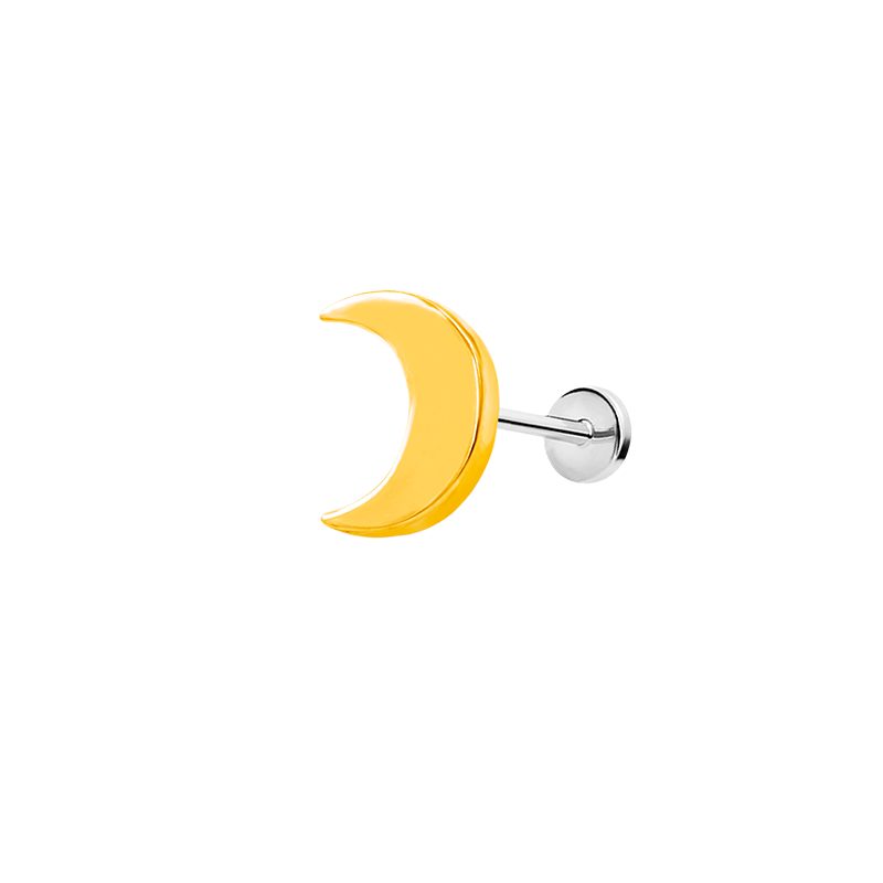 Moon in 14k Gold by Junipurr - Image 4
