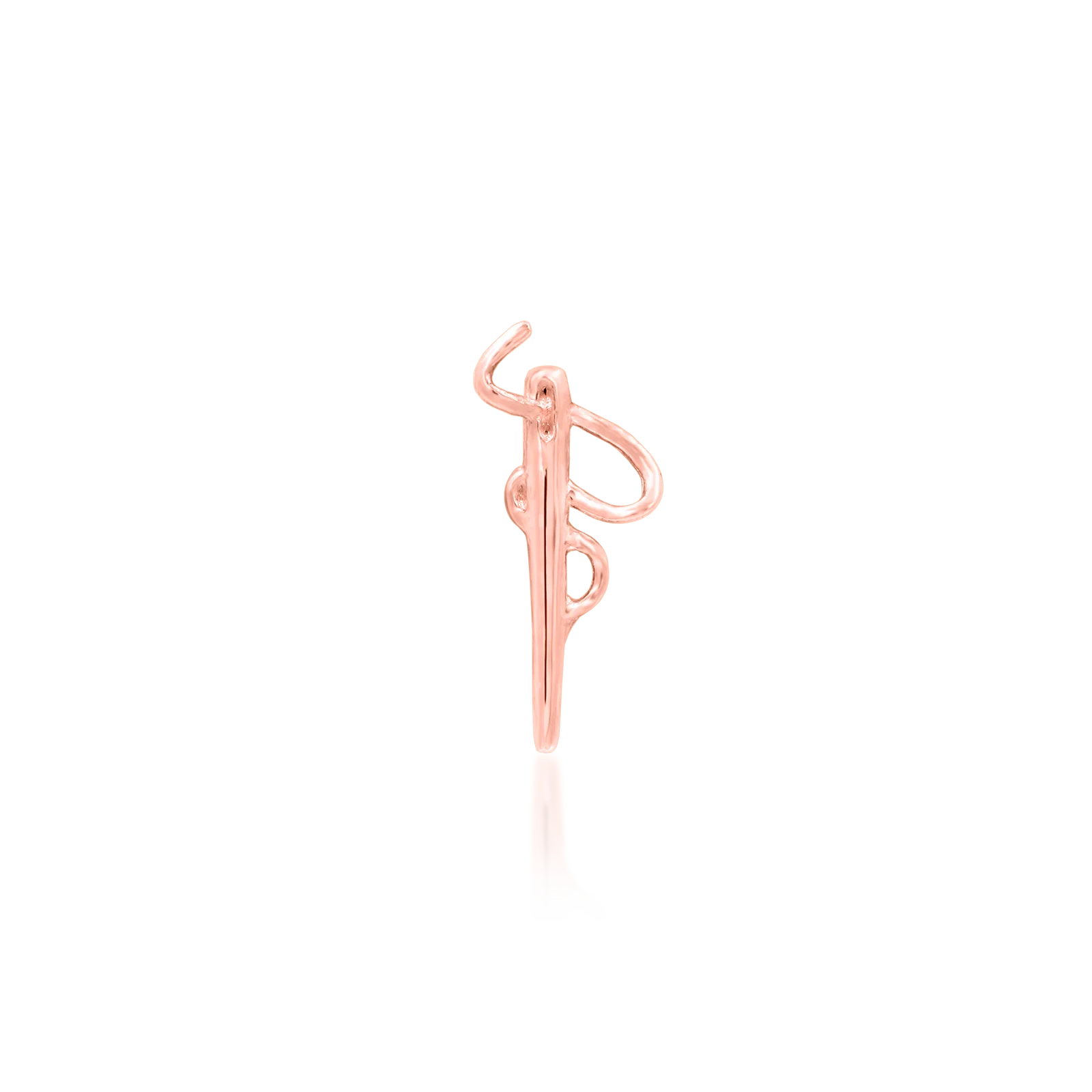 Needle and Thread in 14k Gold by Junipurr - Image 3