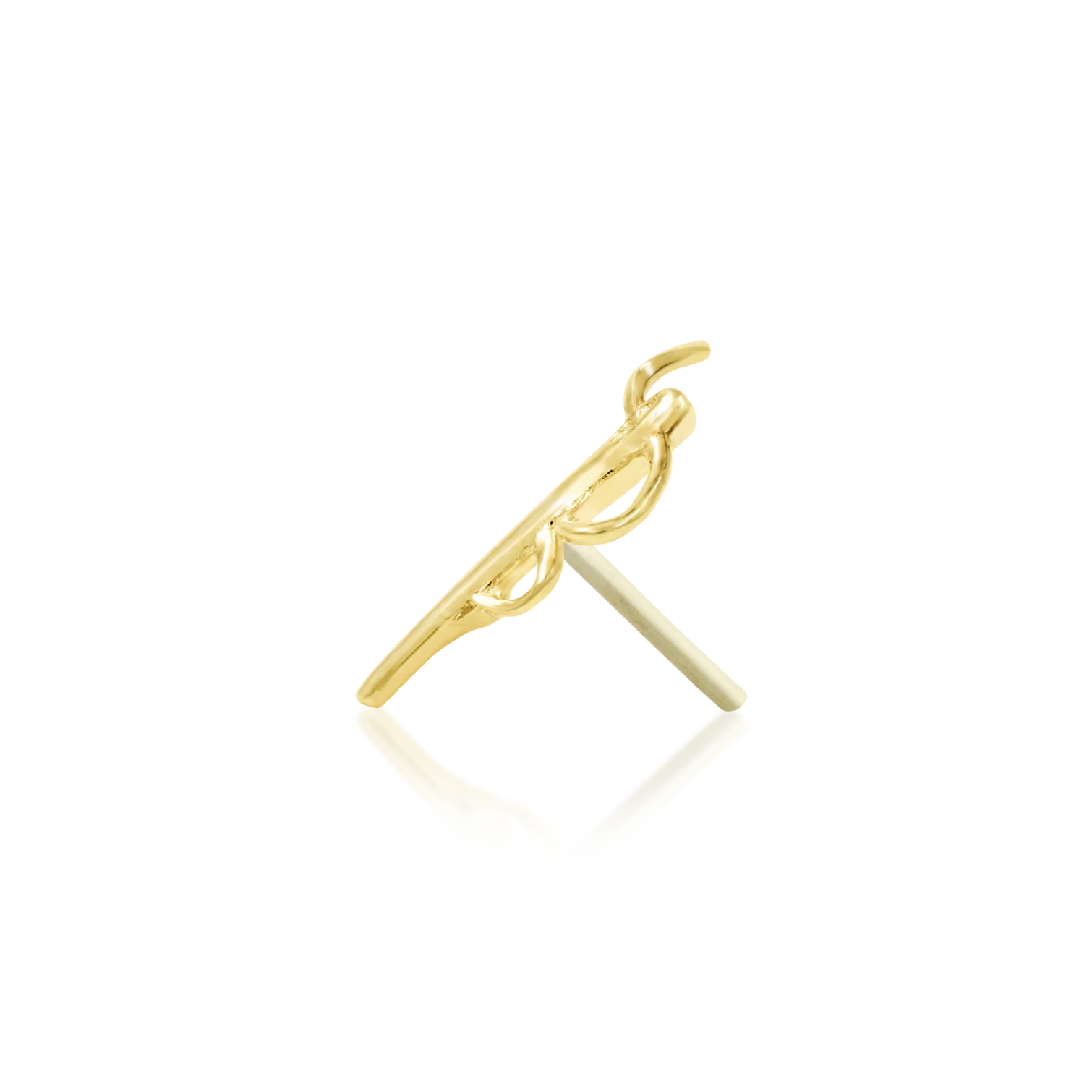 Needle and Thread in 14k Gold by Junipurr - Image 5