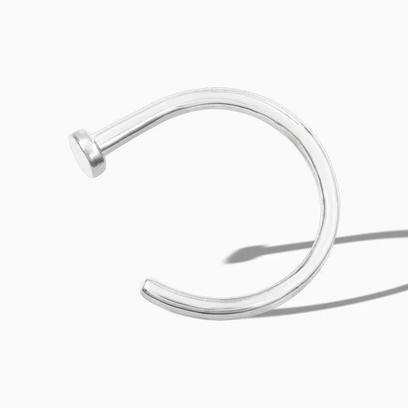 Nostril Nail Ring in 14k Gold by Junipurr - Image 2