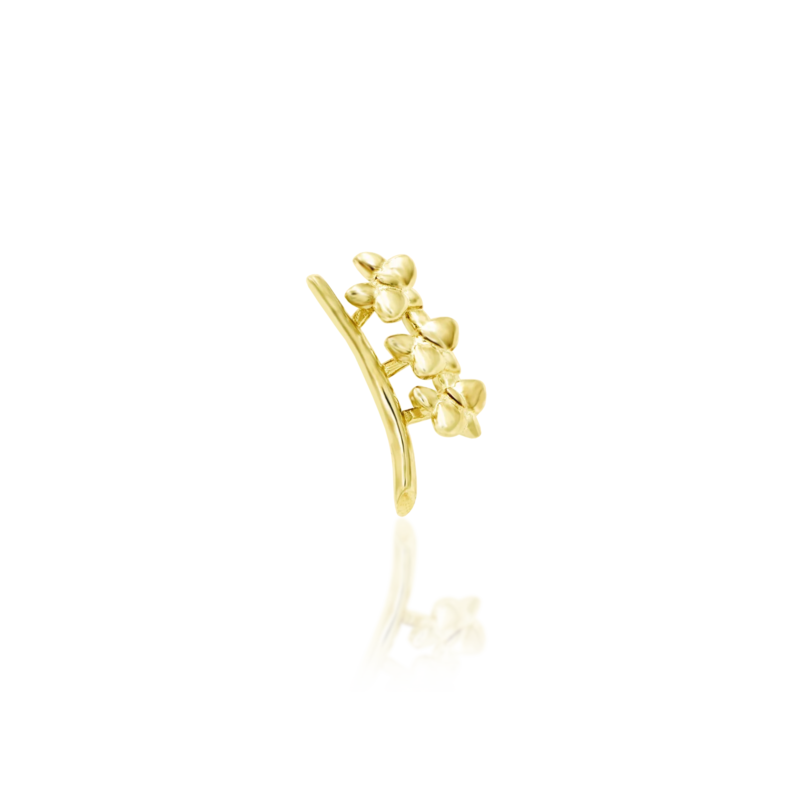 Orchid in 14k Gold by Junipurr