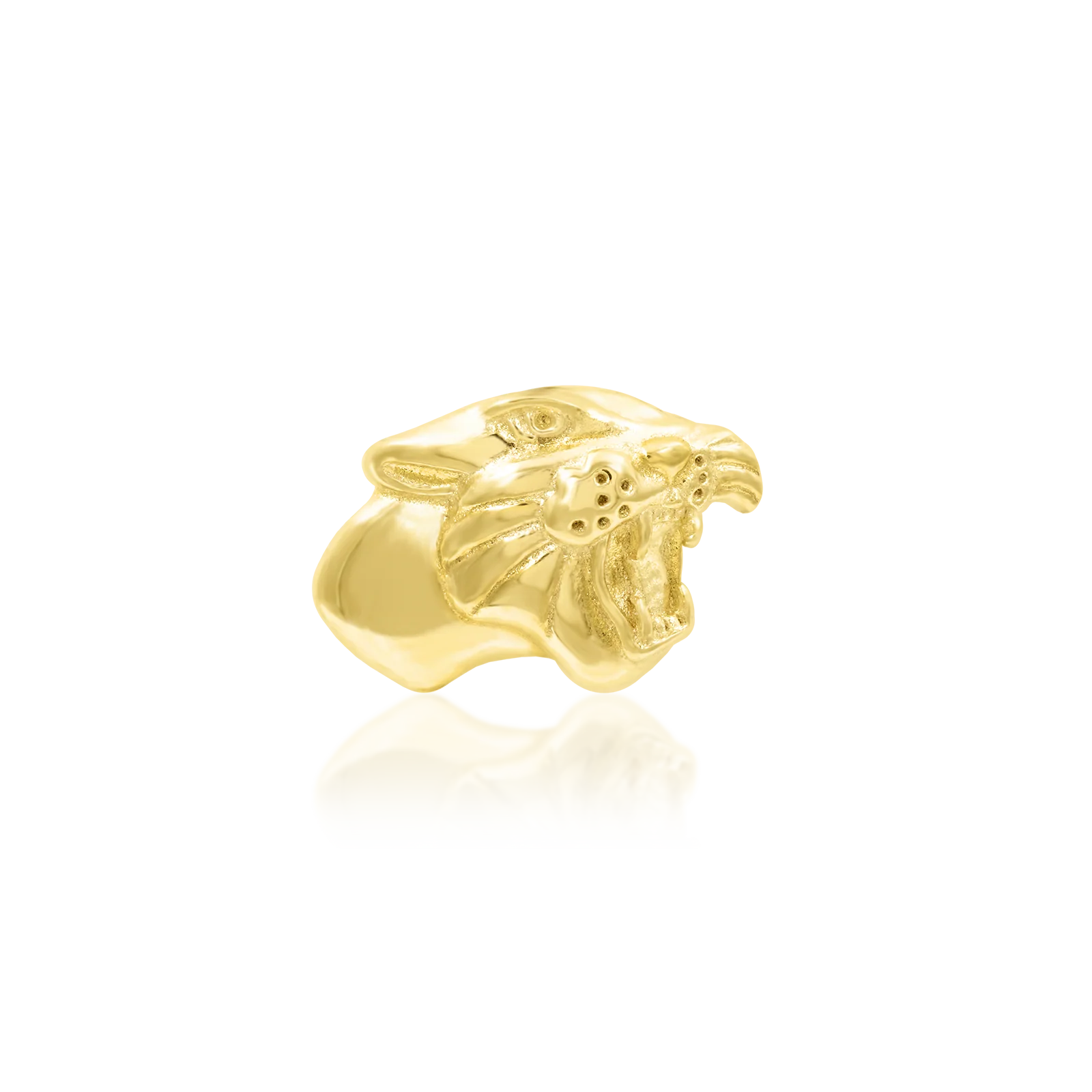 Panther Head in 14k Gold by Junipurr - Image 2