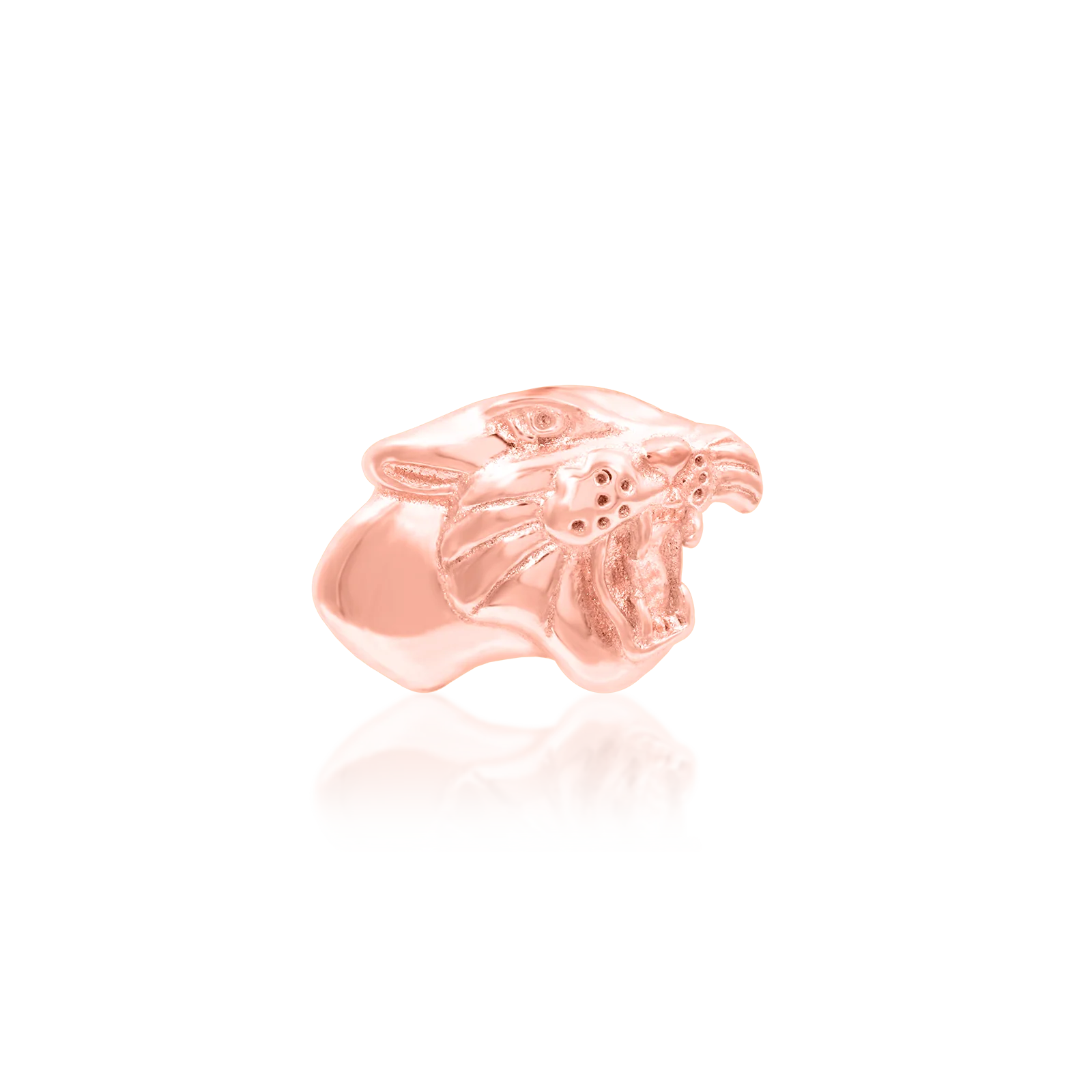 Panther Head in 14k Gold by Junipurr - Image 4