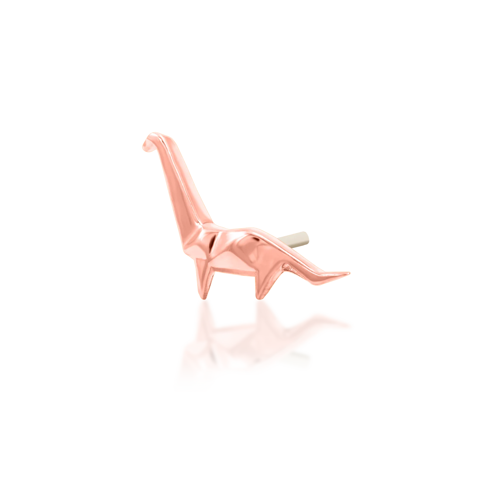 Paper-a-saurus in 14k gold by Junipurr - Image 8